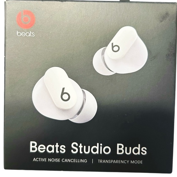 Beats Studio Buds True Wireless Noise Cancelling Bluetooth Earbuds - White - Picture 7 of 8